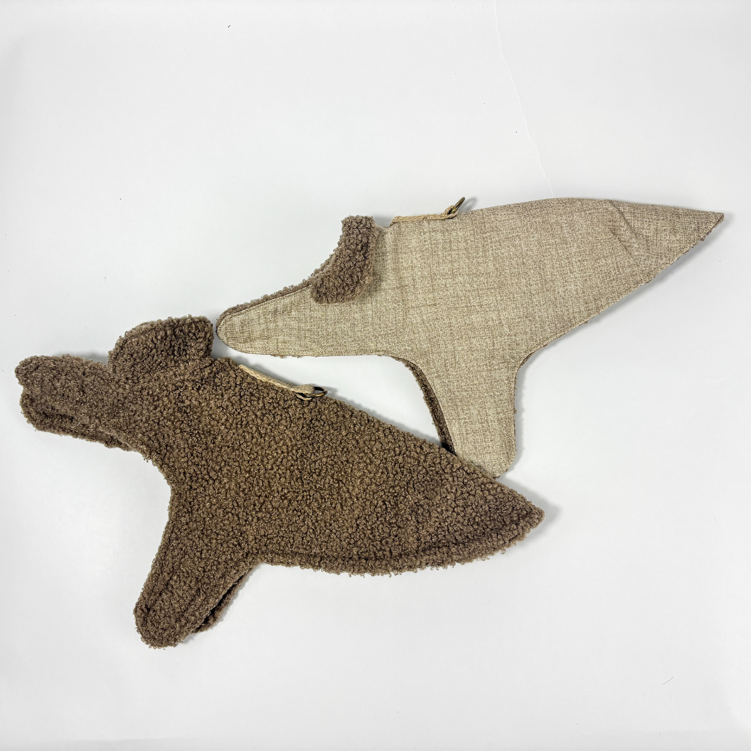 Hunderegenmantel „Rainy“ Kaffee – Bild 2