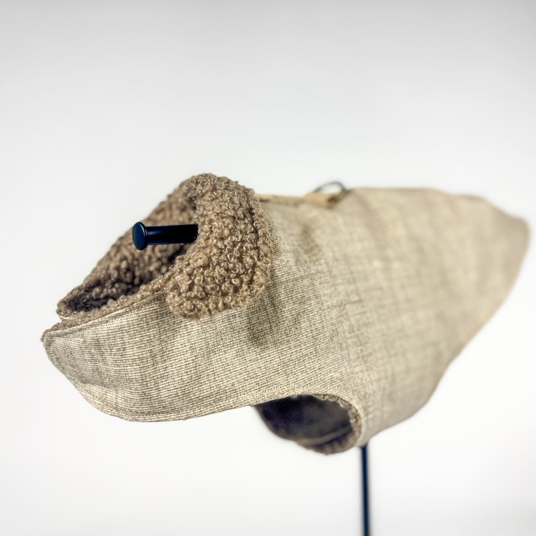 Hunderegenmantel „Rainy“ Kaffee