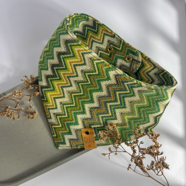 Hundehalstuch "Boho Green“