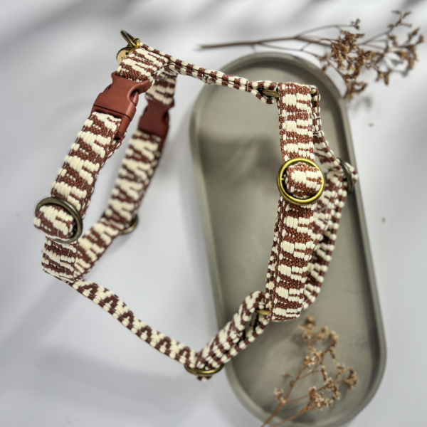 Hundegeschirr „Cocoa Weave“