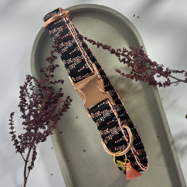 Halsband „Midnight Rosé“