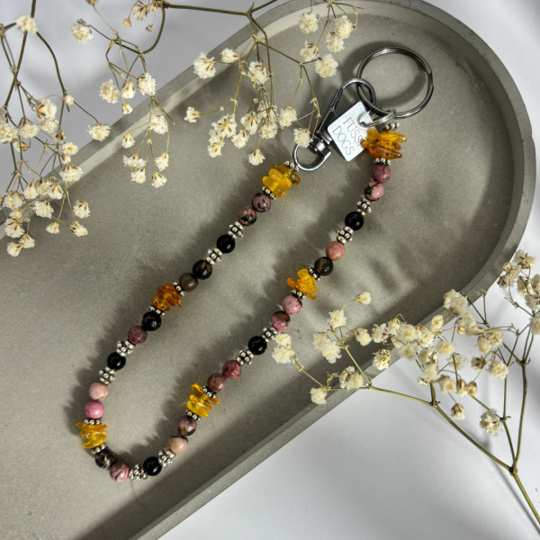 Hundehalskette – "Black Pearl"