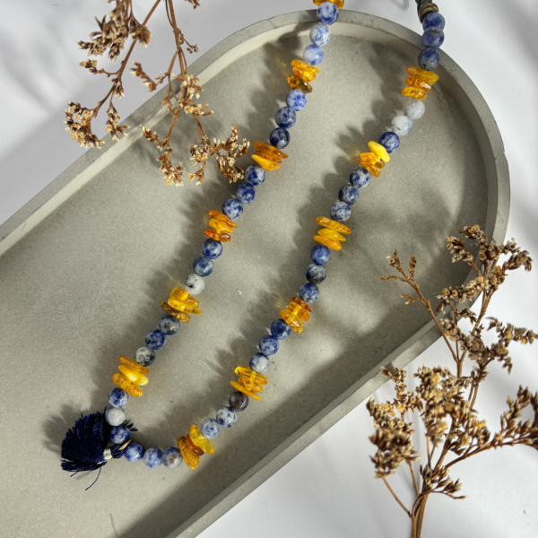 Hundehalskette – "Blue Steel"